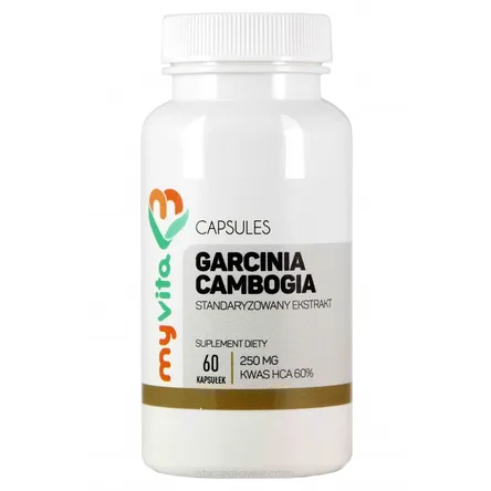Garcinia Cambogia 250mg, 60kaps. (60% HCA) MyVita