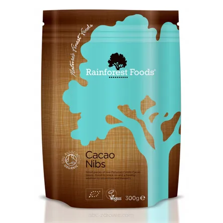 Kakao Kruszone Ziarna BIO Rainforest Foods