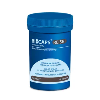 Reishi ekstrakt 40% polisacharydów Bicaps Formeds 60 kaps