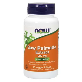 Saw Palmetto Extract - Palma Sabalowa 320 mg ekstrakt standaryzowany 90 kaps. NOW Foods
