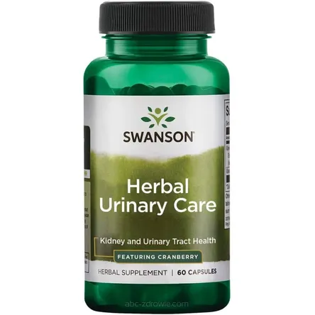 Opakowanie zawiera Herbal Urinary Care - Kompleks wspierający układ moczowy 60 kaps. Swanson