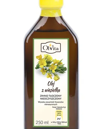 Olej z wiesiołka zimnotłoczony OLVITA 250 ml