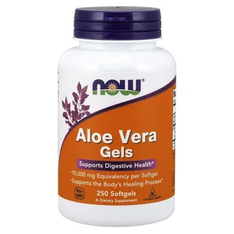 Aloe Vera żel - 250 kaps. Now Foods