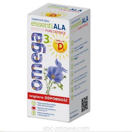 Omega 369 + witamina D3 niezbędne nienasycone kwasy tłuszczowe
Essentiala 120 ml