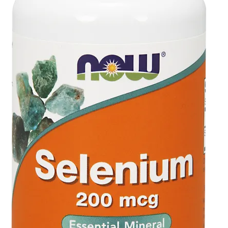 NOW FOODS Selenium 200mcg, 90vcaps.