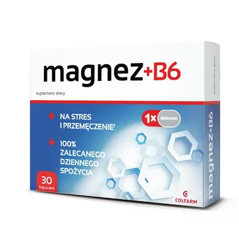 Magnez + B6 30 kaps. COLFARM