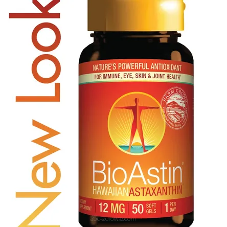Nowe opakowanie zawiera Bioastin 12 mg 50 kapsułek firmy Kenay