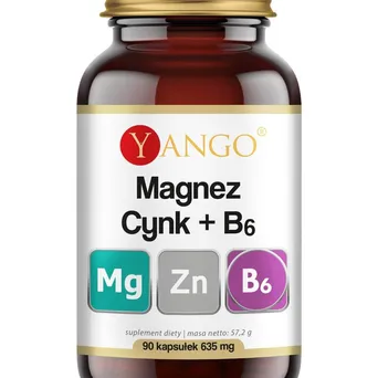Magnez + cynk + B6 Yango 90 kaps.