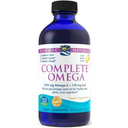 Complete Omega Nordic Naturals, 1270mg Cytrynowy - 237 ml 