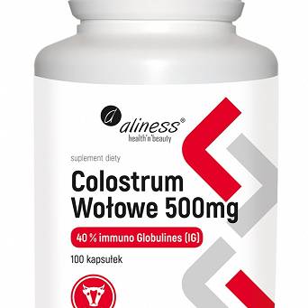 Colostrum Wołowe 40% IG 500 mg x 100 kaps.