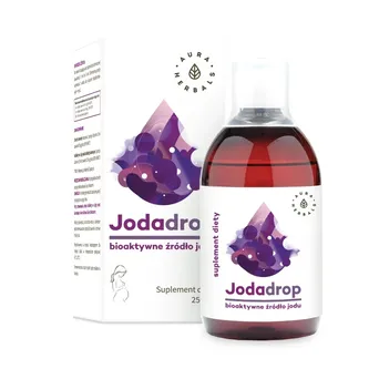JodaDrop w płynie 250ml - bioaktywne źródło jodu-Aura Herbals