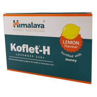 Koflet-H Tabletki Do Ssania Cytryna Himalaya 12 szt.