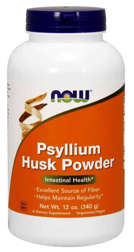 Psyllium Husk, proszek - 340g Now Foods