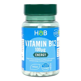 Witamina B12 100mcg - Holland-Barrett - 120 tabletek. 
