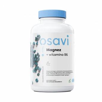 Magnez + B6 - Osavi 180 kapsułek wegańskich