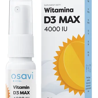 Witamina D3 Spray Doustny, 4000IU - 12.5 ml. Osavi