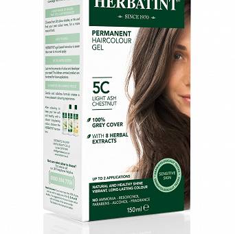 Herbatint-farba do włosów- 5C-JASNY POPIELATY KASZTAN
