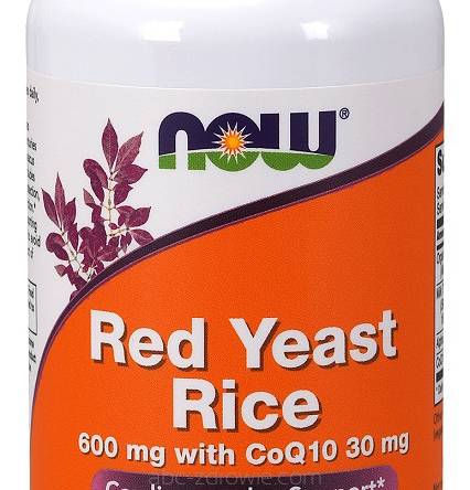 Red Yeast Rice  z  CoQ10, 600mg - 60 vcaps