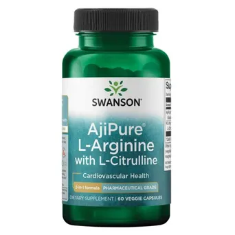 AjiPure L-Arginina + L-Citrulina 60 kaps.Swanson