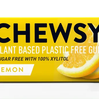CHEWSY Gumy do żucia o smaku cytrynowym z ksylitolem 15g (10 gum)