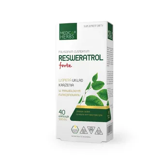 Resweratrol Forte 250mg - Medica Herbs, 40 Kapsułek