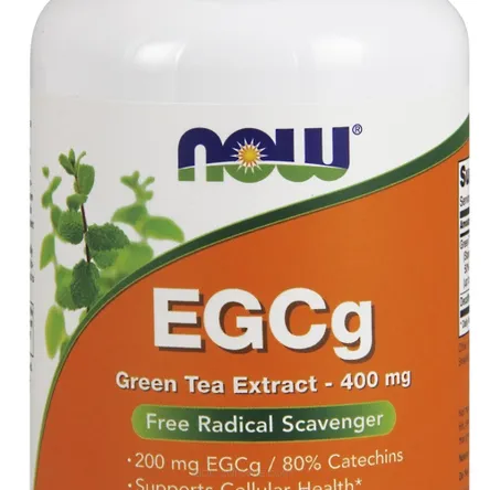 EGCg Green Tea Extract, 400mg - 180 kaps. Now Foods