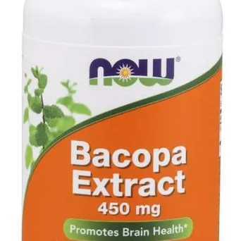 Bacopa Extract, 450mg - 90 kaps. Now Foods