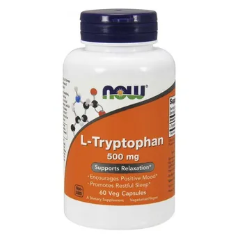 Tryptofan, 500mg - 60 kaps. Now Foods