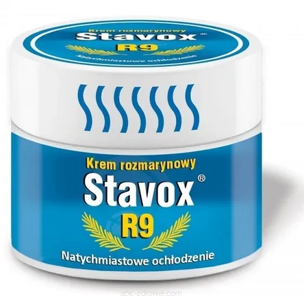 Opakowanie Stavox R9 - krem rozmarynowy 150 ml