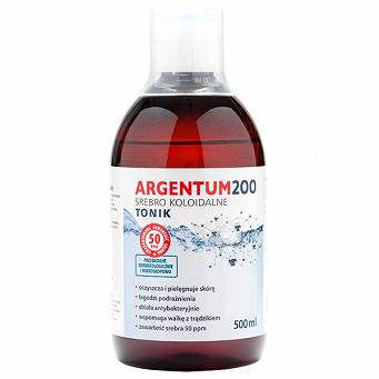 Argentum200 (50 ppm) Srebro Koloidalne (500ml)