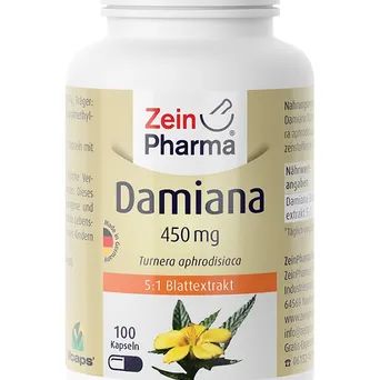 Damiana, 450mg - 100 kaps. Zein Pharma