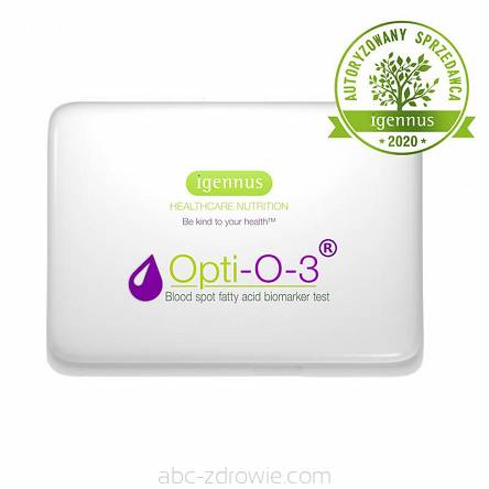 Test opti O-3 poziomu omega 3 w organiźmie Igennus