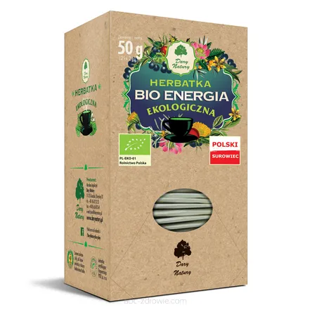 Herbatka Bio-energia fix BIO 25*2g DARY NATURY