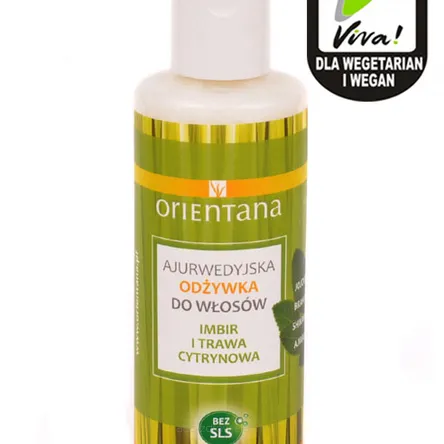 Odżywka IMBIR I TRAWA CYTRYNOWA -Orientana-210 ml