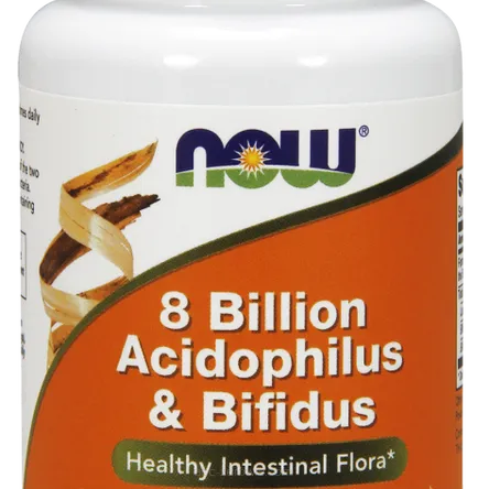 NOW FOODS 8 Billion Acidophilus & Bifidus 60vcaps.