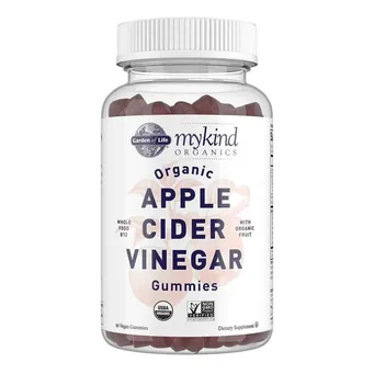 Mykind Organics Apple Cider Vinegar Gummies - 60 vegan gummies