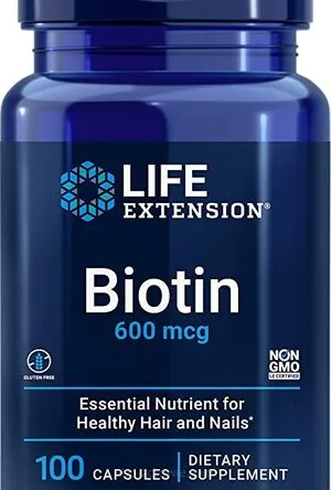 Biotyna ,Life Extension 600mcg - 100 kaps.
