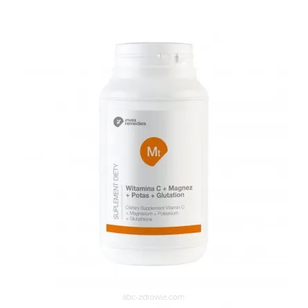 Witamina C+Potas+Magnez+Glutation 450g Invex Remedies