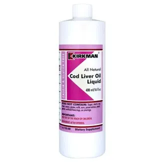 Kirkman,Cod Liver Oil w płynie tran 473 ml