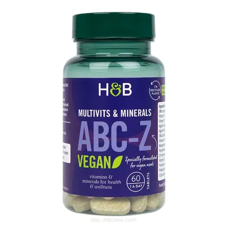 ABC-Z Wegański - Holland-Barrett - 60 tabletek. 