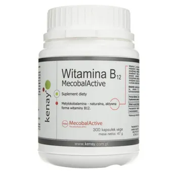 Witamina B12 metylokobolamina Kenay 300 kaps.