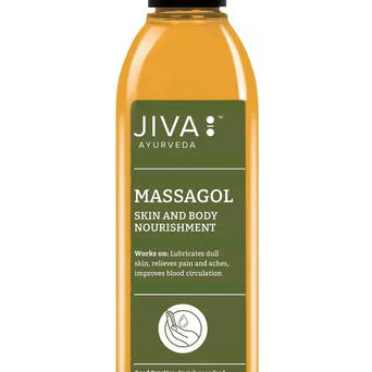 Olej do masażu – mocne mięśnie, zdrowa skóra  Jiva Ajurweda 120 ml