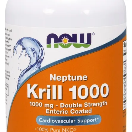 Neptune Krill Oil, 1000mg - 60 kaps. Now Foods