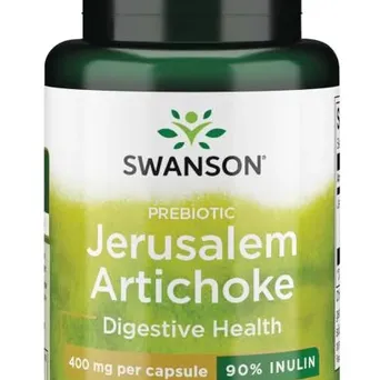 Prebiotyk Jerusalem Artichoke, 400mg - 60 kaps. SWANSON