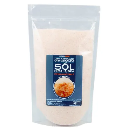 Sól himalajska różowa drobna 1kg NATURAMED 