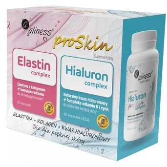 ProSkin zestaw Aliness (Elastin Complex + Hialuron Complex) 2 x 60 kaps.