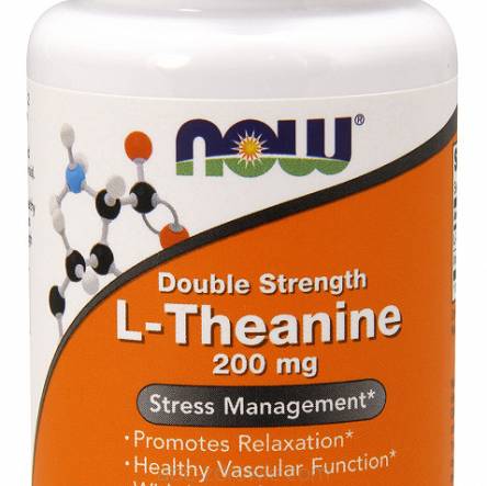 L-Theanine  z  Inositl, 200mg - 60 vcaps NOW Foods