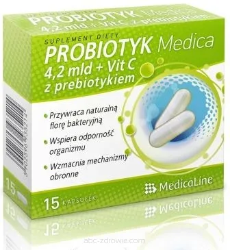 Probiotyk -prebiotyk + Witamina_ c-Medica