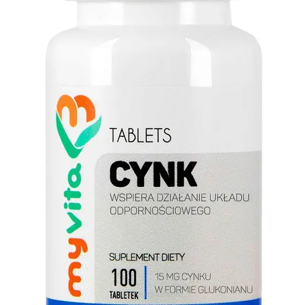 Cynk - glukonian 15mg, 100tabl. MyVita