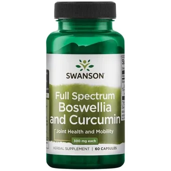 Full Spectrum Boswellia and Curcumin, 300mg - 60 caps